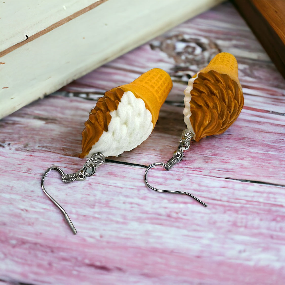 Sweet Treats for Your Ears: Ice Cream Cone Dangle Earrings!
