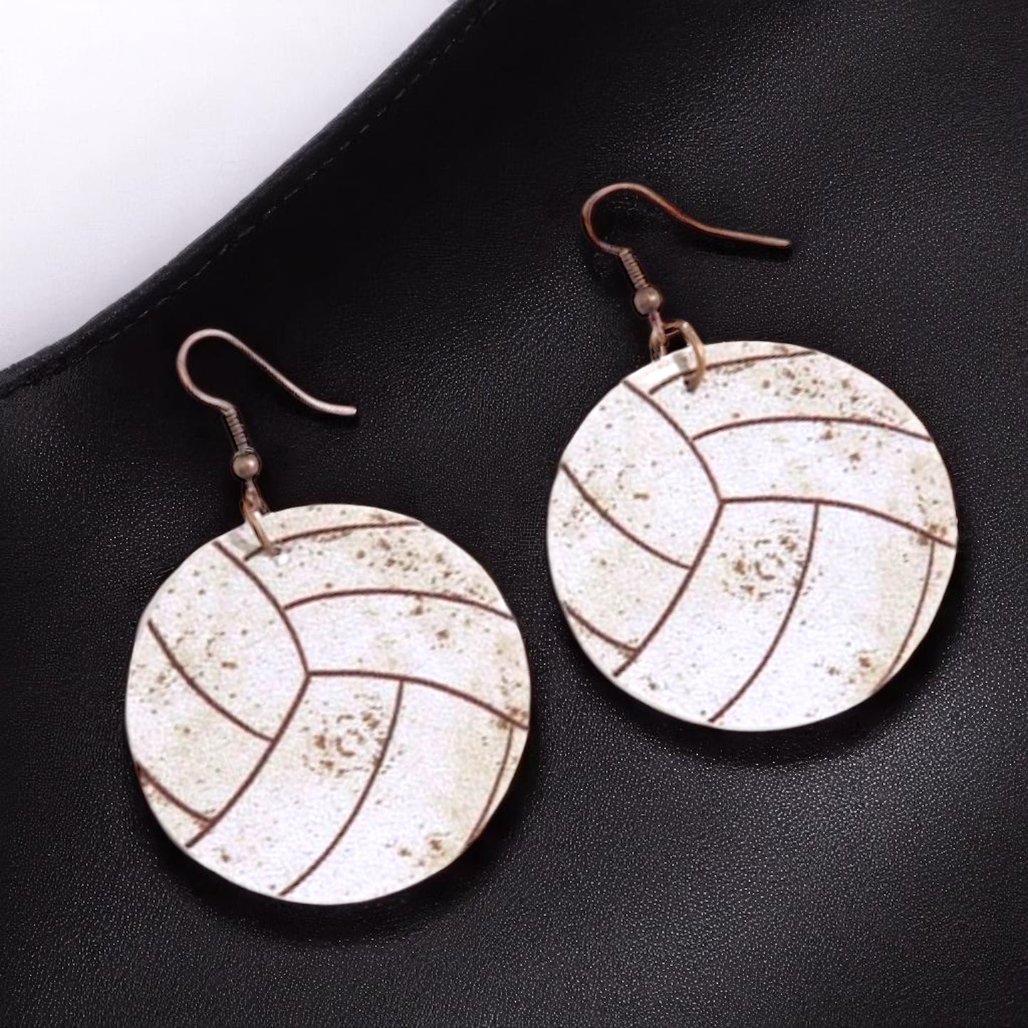 Spike Your Style with Volleyball Dangle Earrings! 🏐