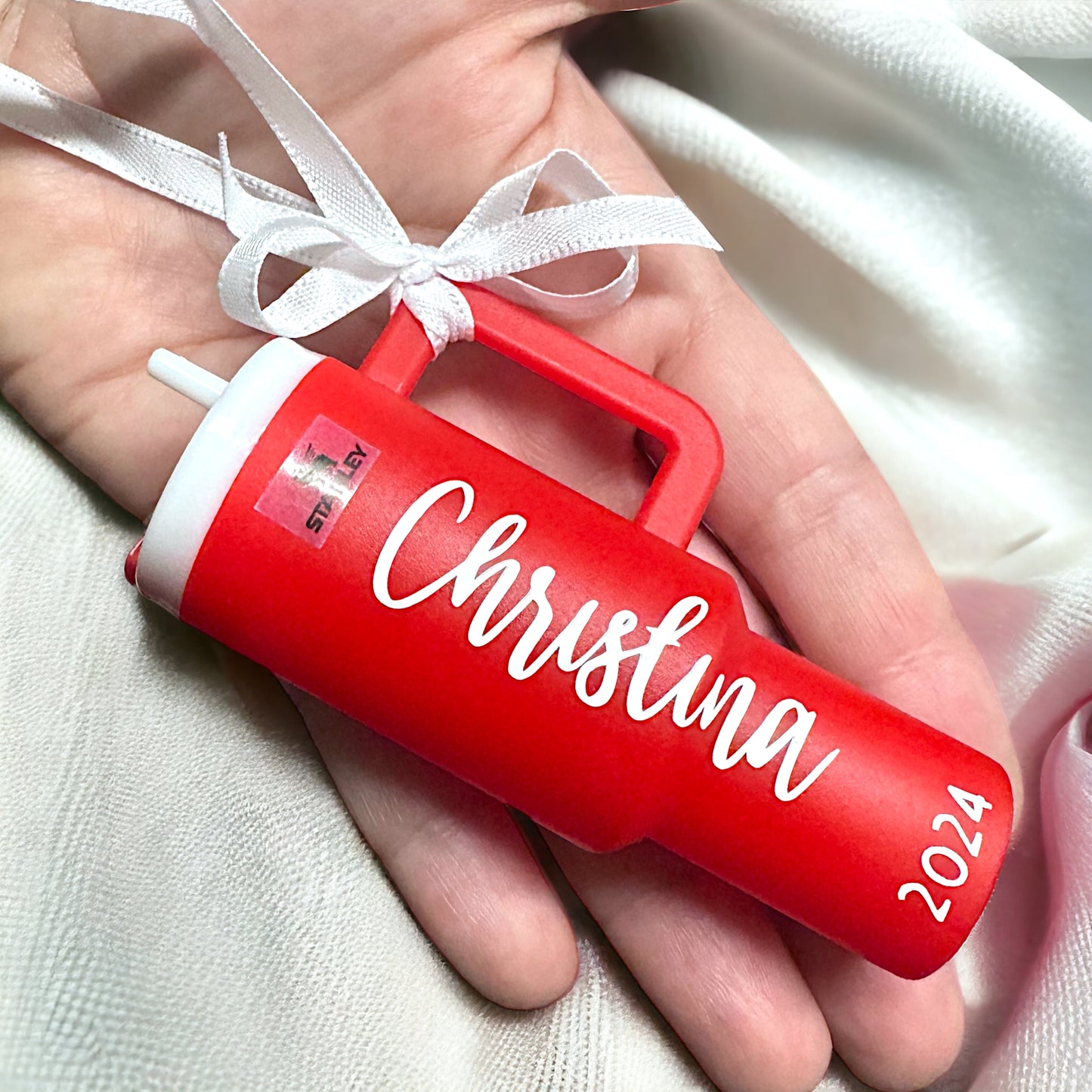 Cheers to the Season: Personalized Mini Stanley Cup Ornaments for the Perfect Gift!