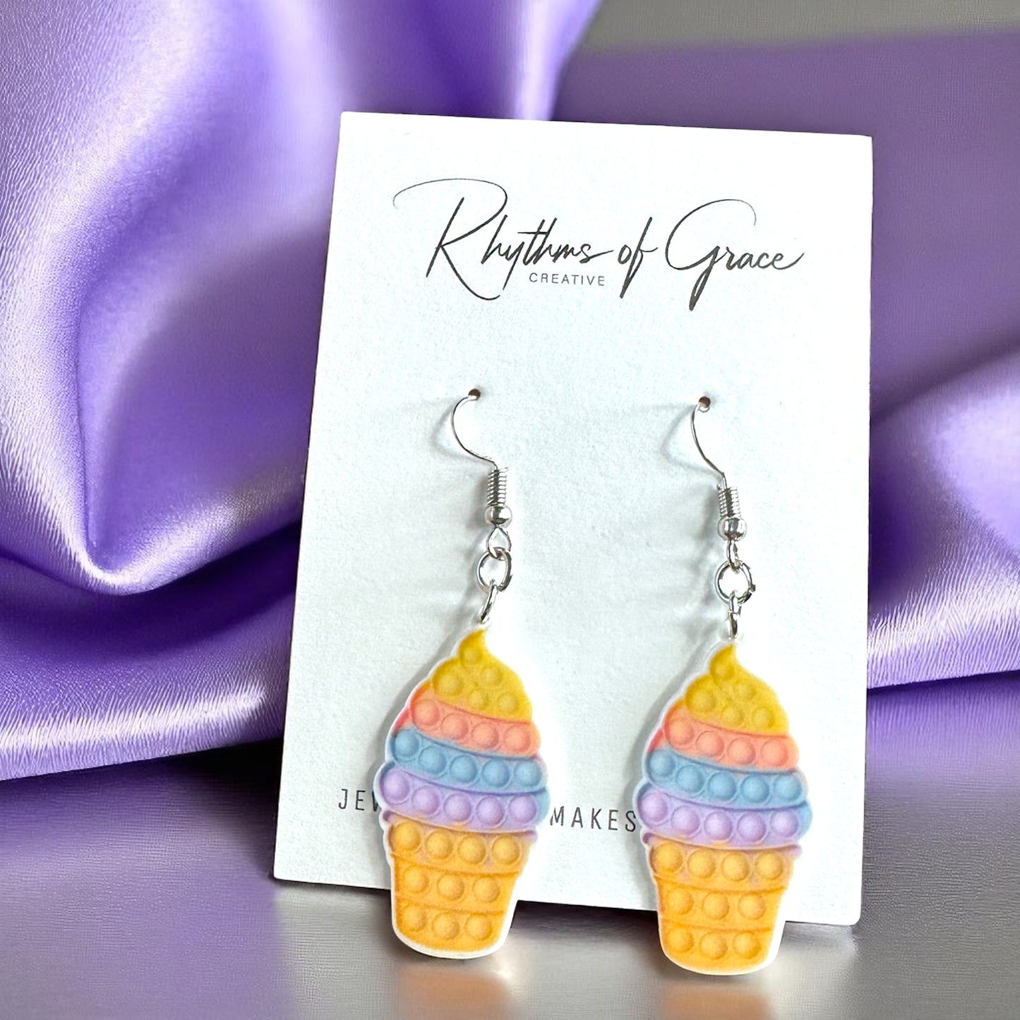 Pop-It Toy Dangle Earrings: A Colorful Twist to Your Style!