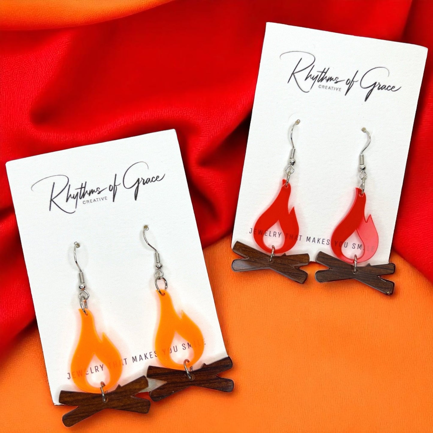 Campfire Chic: Dazzling Earrings to Spark Your Adventure!