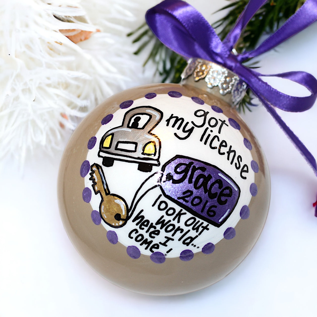 Christmas Ornament: "Driver's License" – Celebrate the New Driver in Your Life