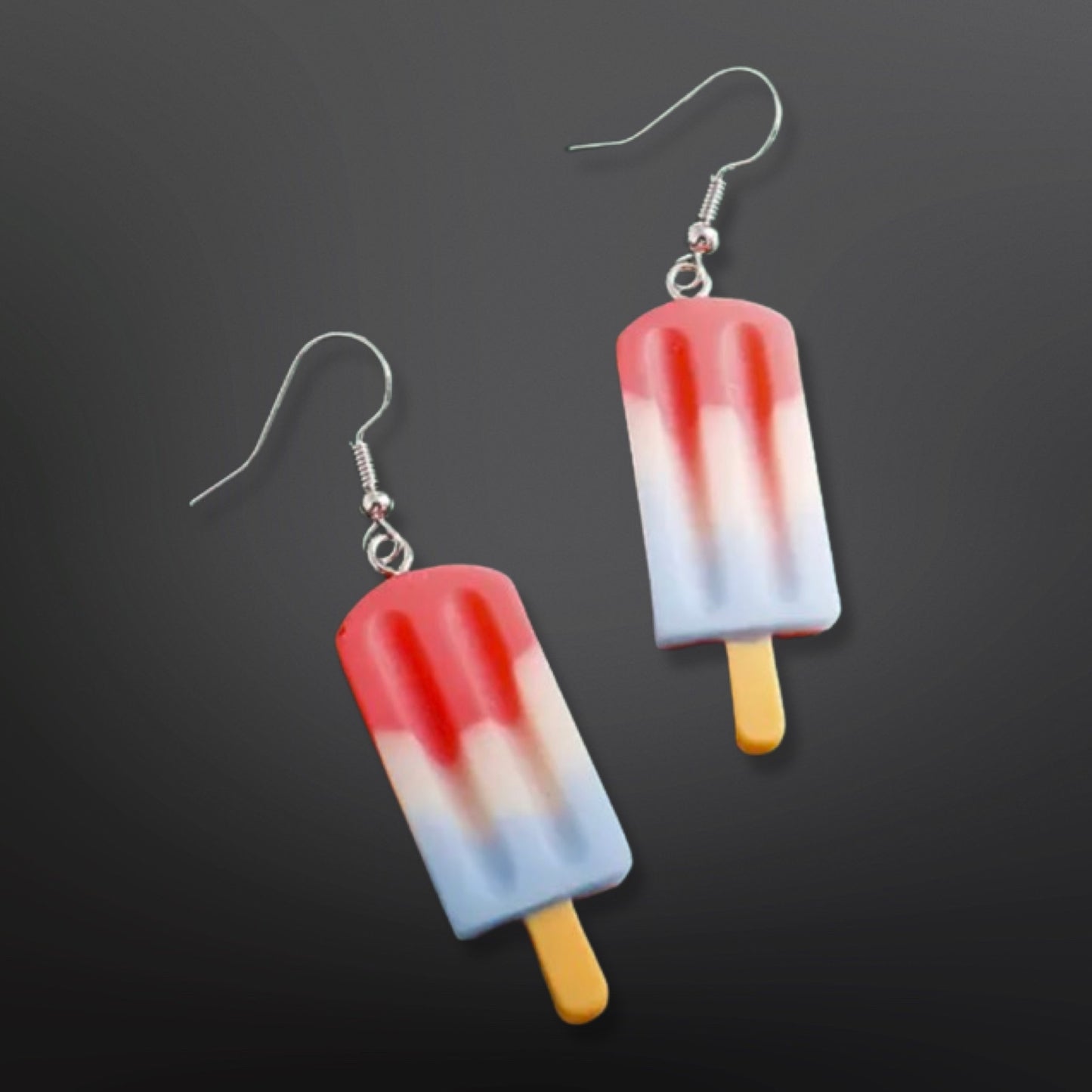 Popsicle Earrings - Popsicles, Food Earrings, Popsicle Jewelry, Handmade Earrings, Ice Cream Earrings