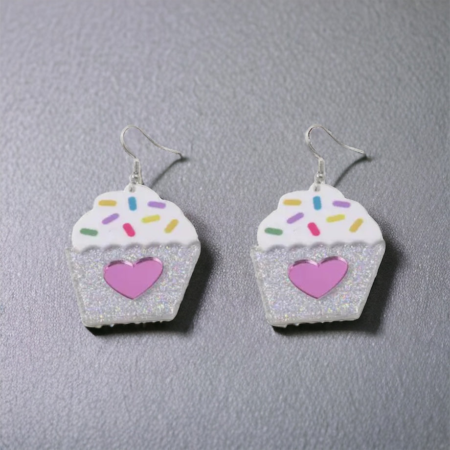 Sweet Style Alert: Whimsical Birthday Cupcake Earrings!