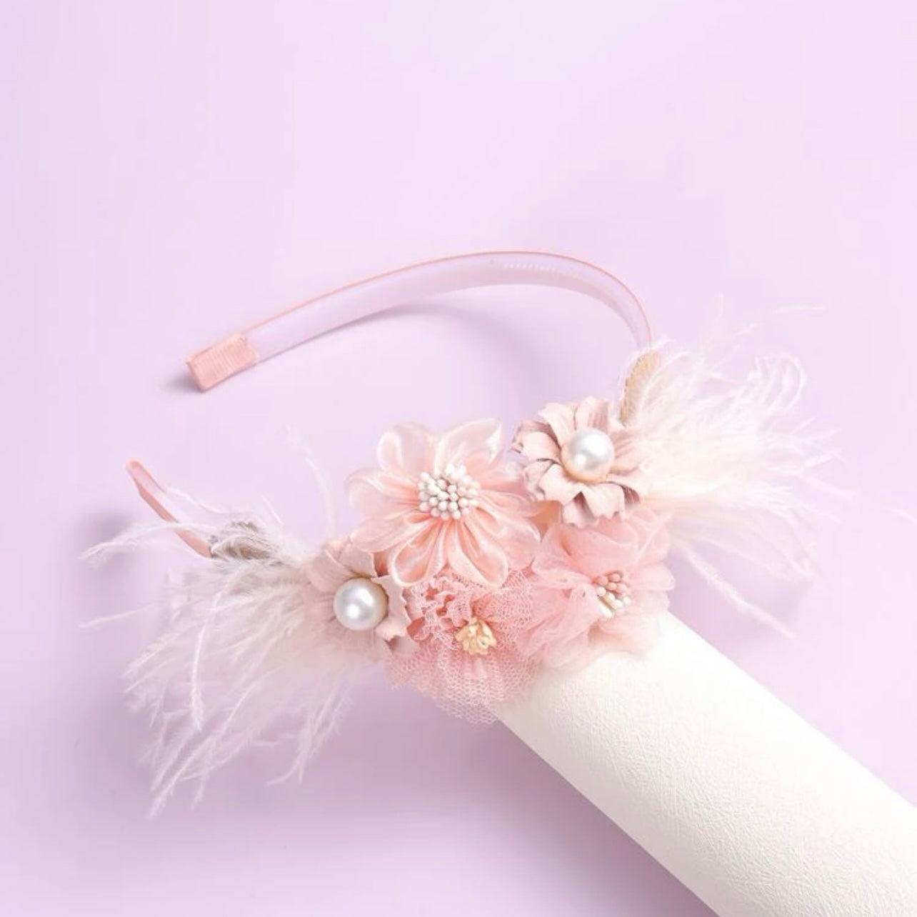 Fabulous Pink Feather Headband: Sparkle & Style for Every Occasion! - Rhythms of Grace Creative