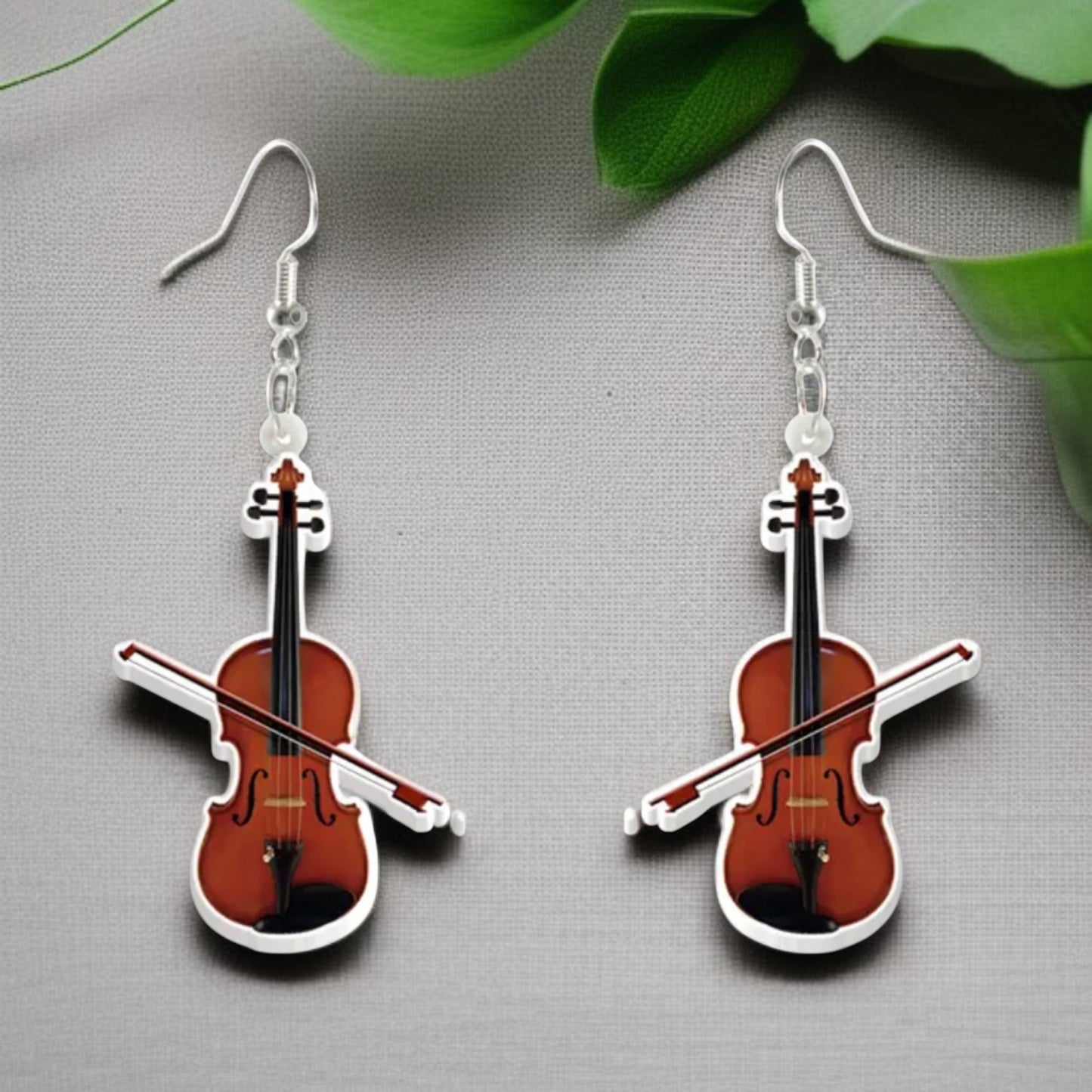Amp Up Your Style with Musical Instrument Dangle Earrings! 🎶 - Rhythms of Grace Creative