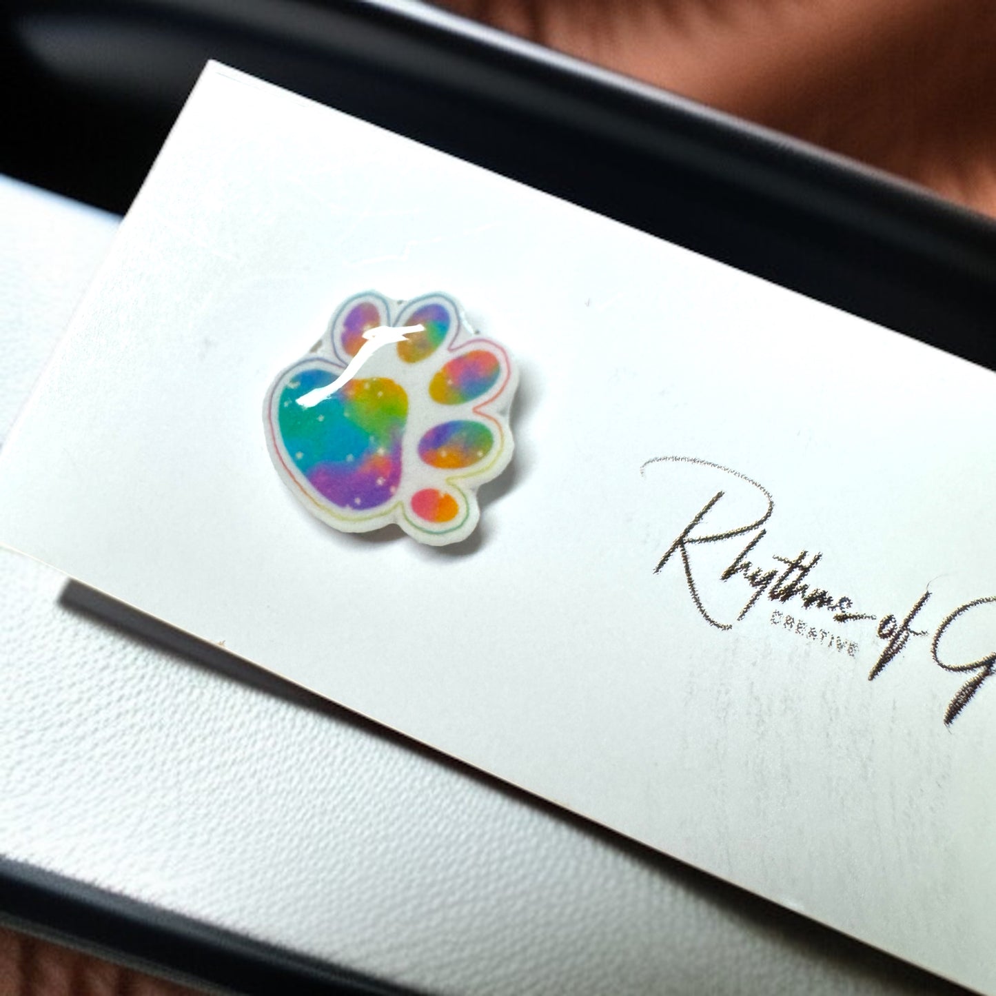 Paw-sitively Colorful Stud Earrings – Perfect Gift for Animal Lovers!