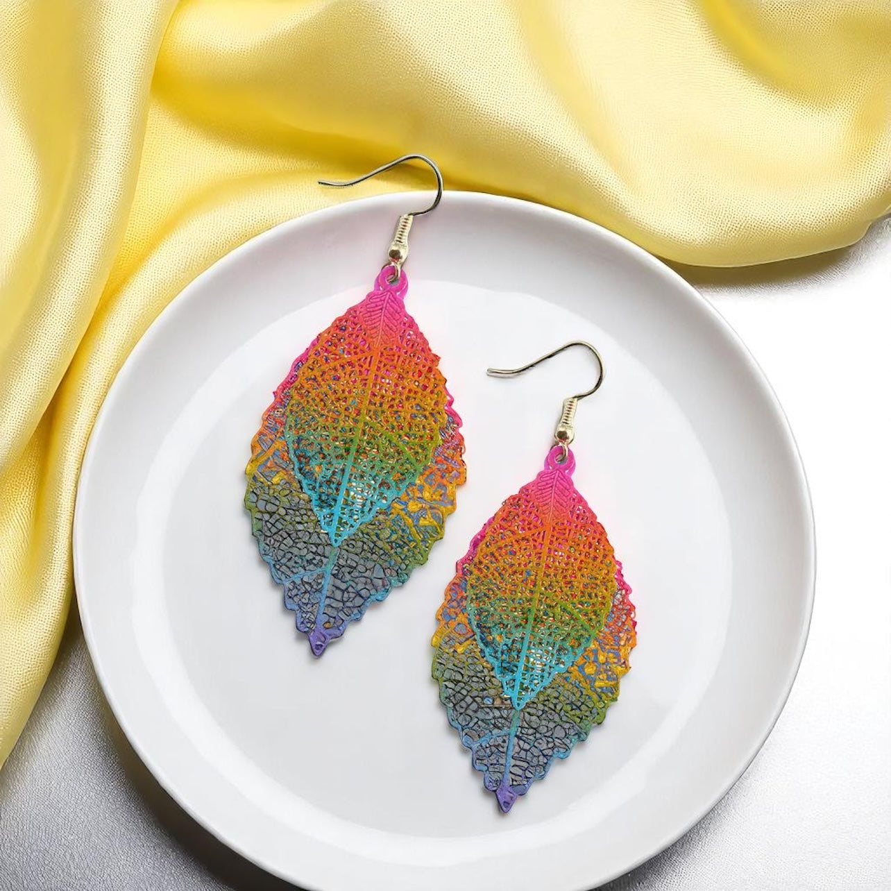 Vibrant Multicolored Earrings – A Splash of Fun for Your Ears! ✨