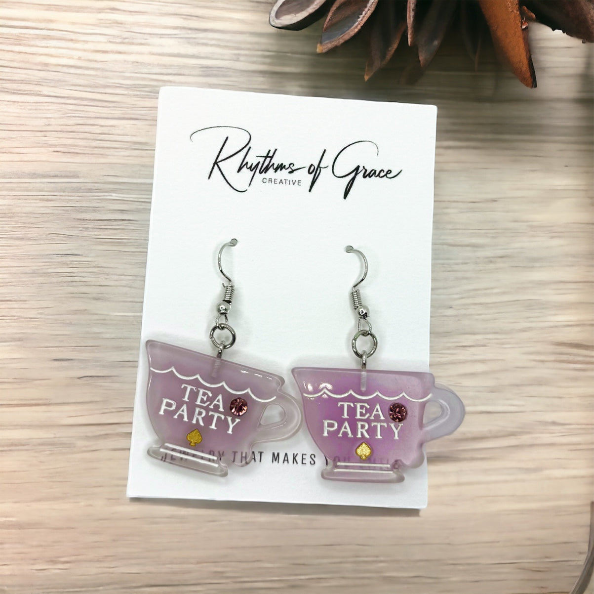 Tea-rific Charm: Sip in Style with Our Whimsical Tea Party Earrings!