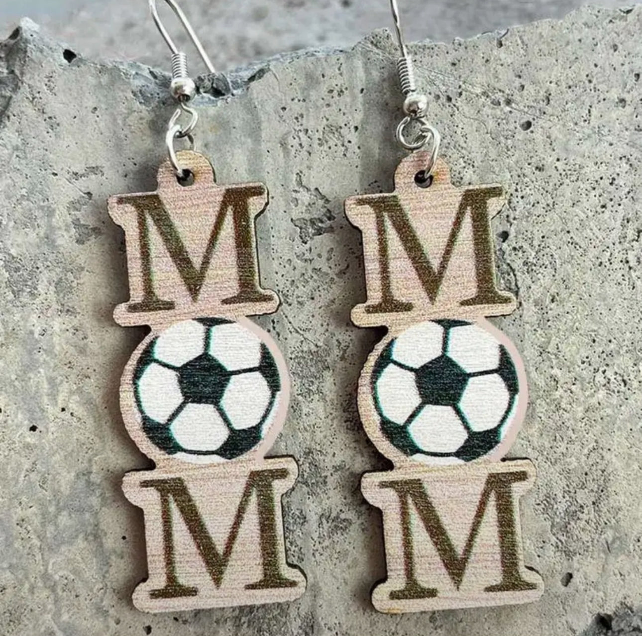 Score Style Points: Fun Sports Mom Dangle Earrings!