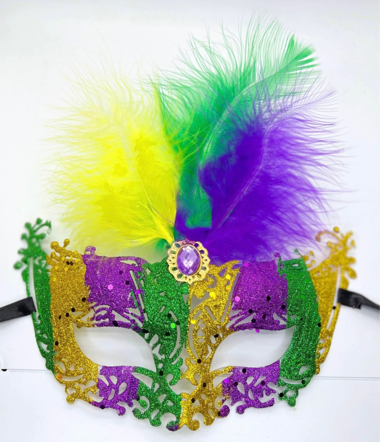 Sparkle & Shine: Dazzling Mardi Gras Masquerade Mask for Unforgettable Celebrations! - Rhythms of Grace Creative