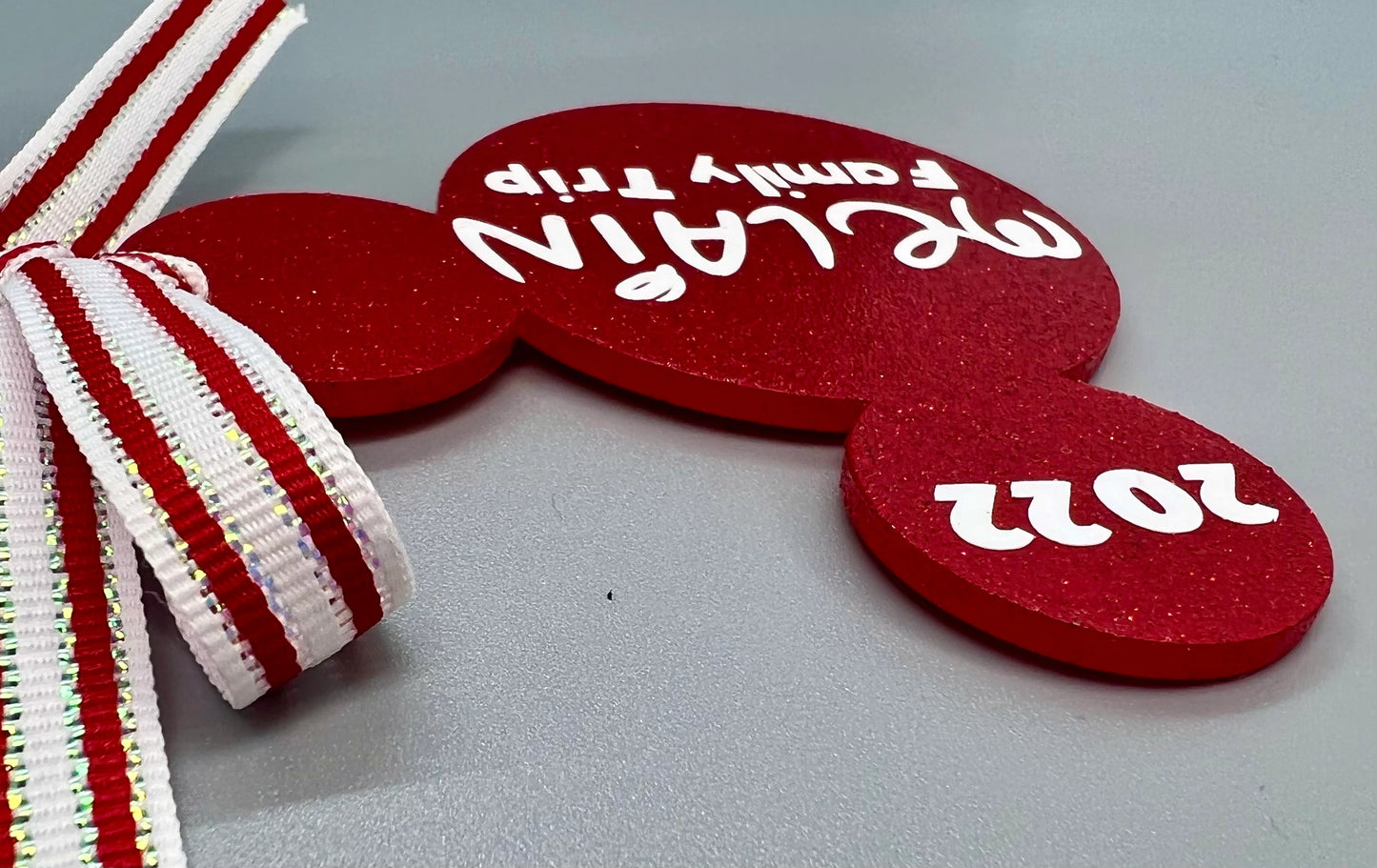 Mouse Ears Ornament | Personalized Family Trip Christmas Keepsake