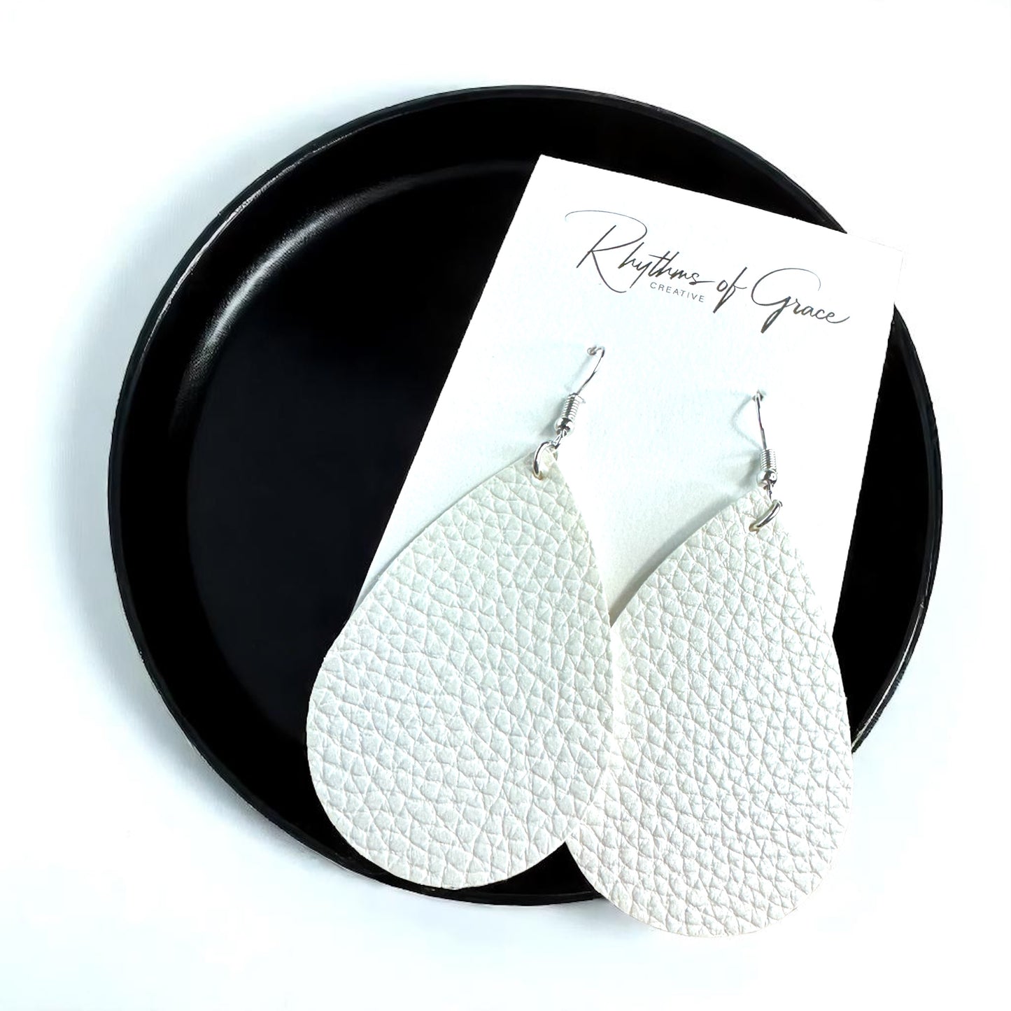 Teardrop Dream Earrings: Colorful Faux Leather Dangles for Every Occasion!