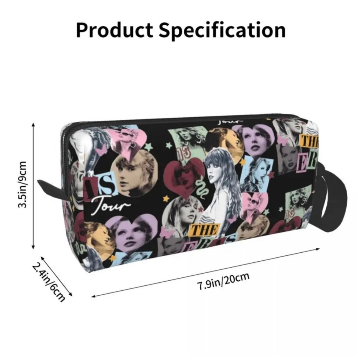 Swiftie Cosmetic Bag - Eras Tour, Music Convert, Taylor Swift, Swiftie Gift, Makeup Bag