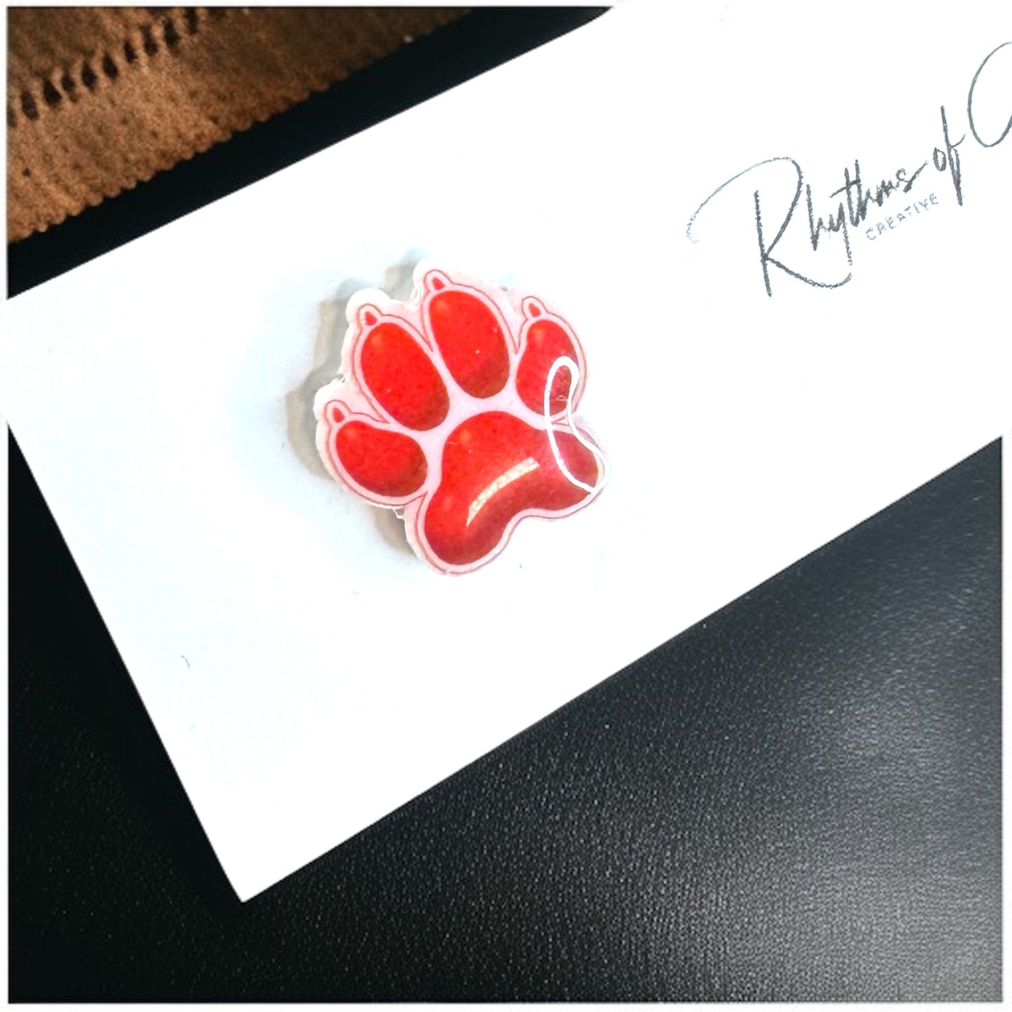 Vibrant Paw Print Studs – A Pawfect Gift! 🐾 10 Colors Available!