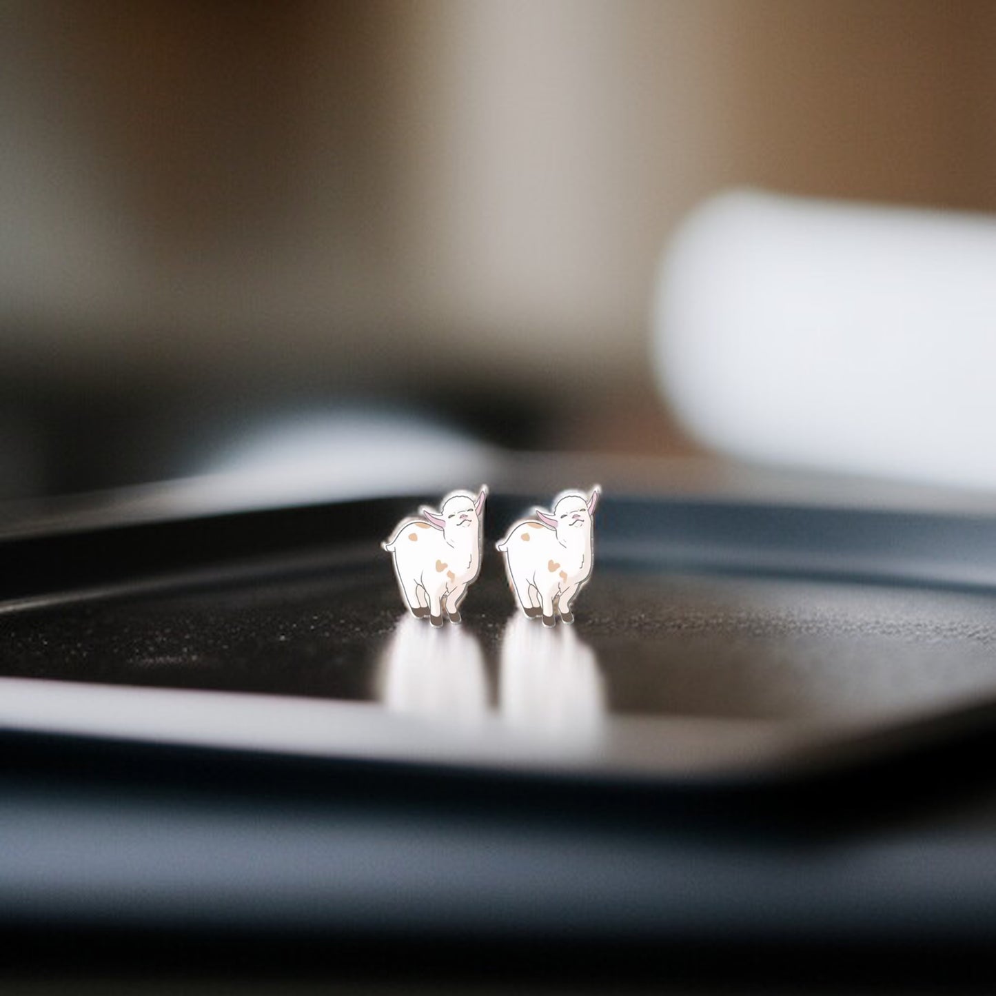 Goats Galore: Adorable Goat Stud Earrings! ๐