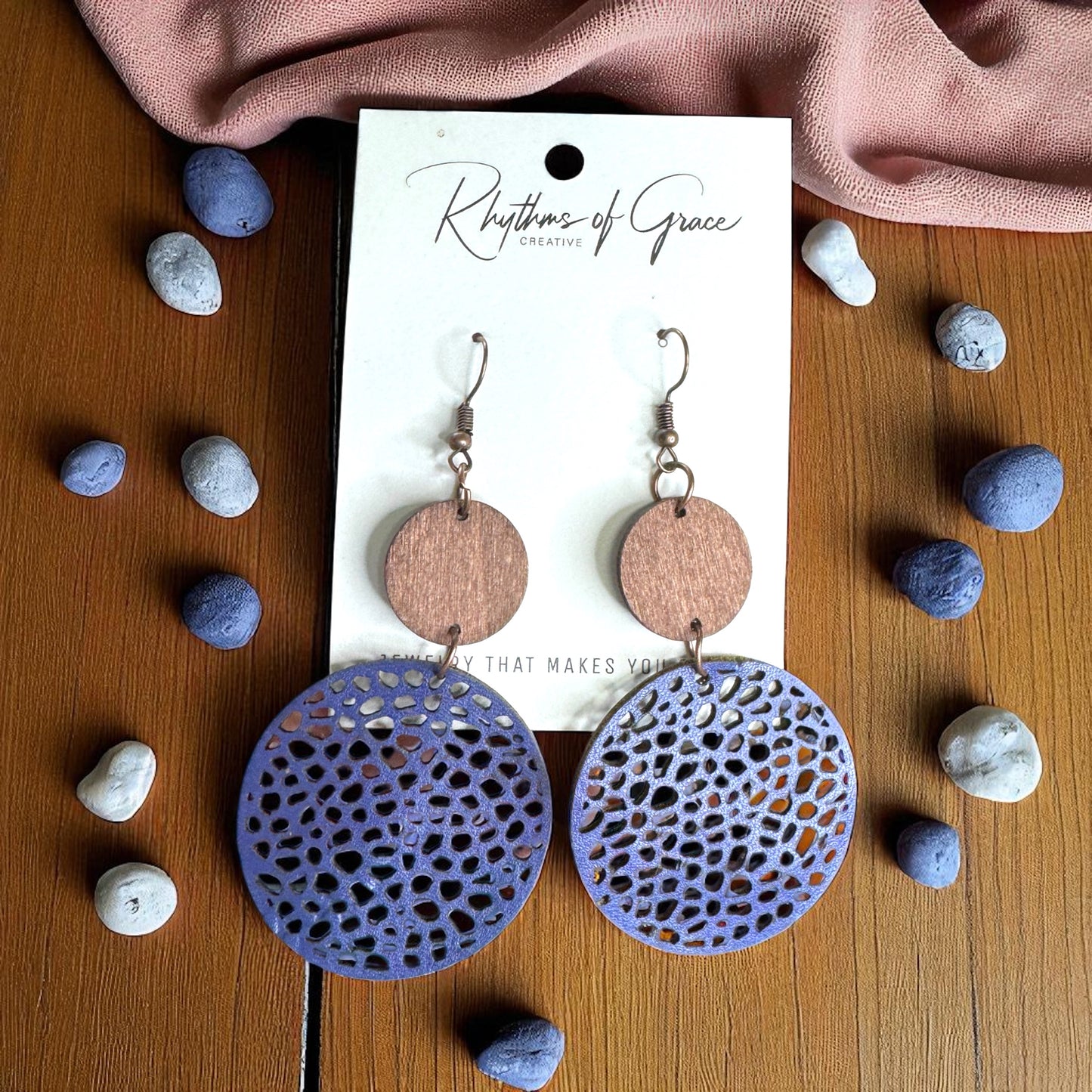 Boho Blues – Earthy-Chic Dangle Earrings for Every Vibe