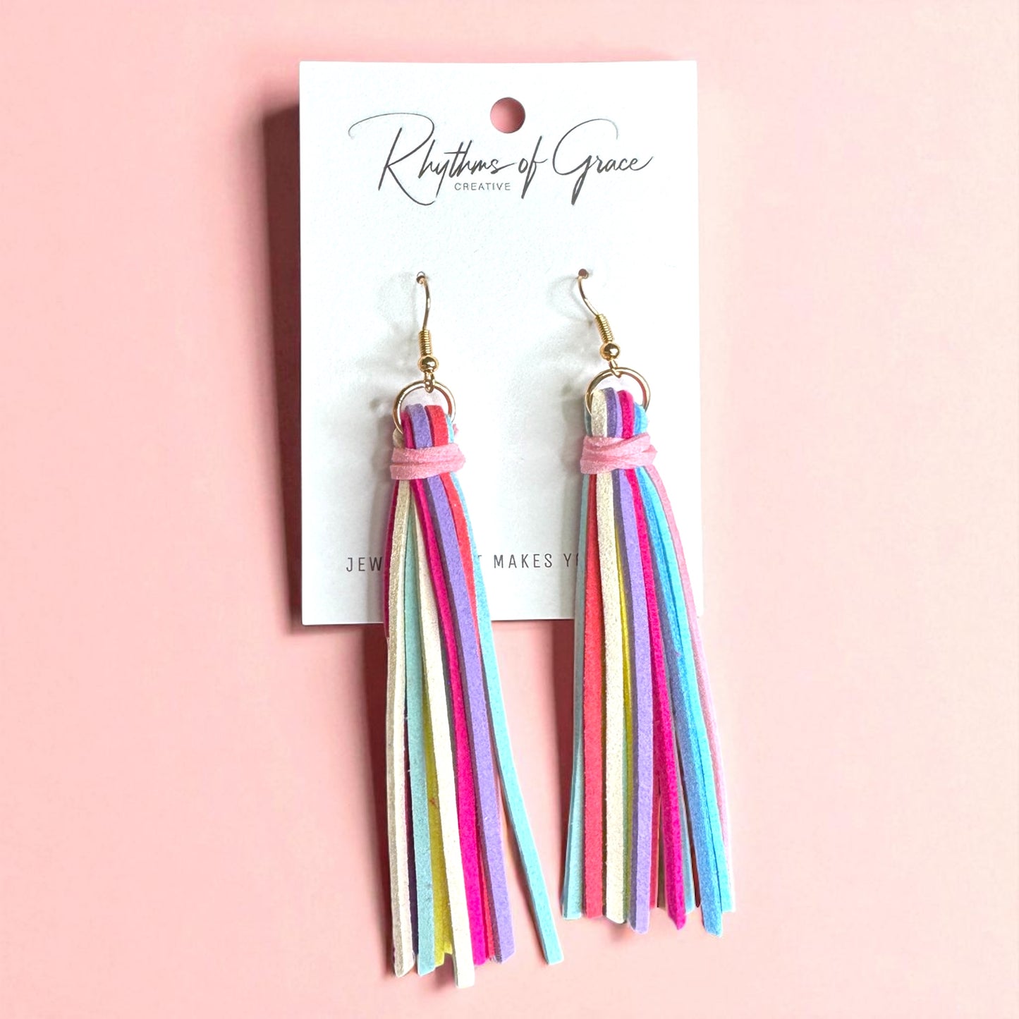 Fringe with Benefits – Pastel Tassel Earrings for Everyday Play!