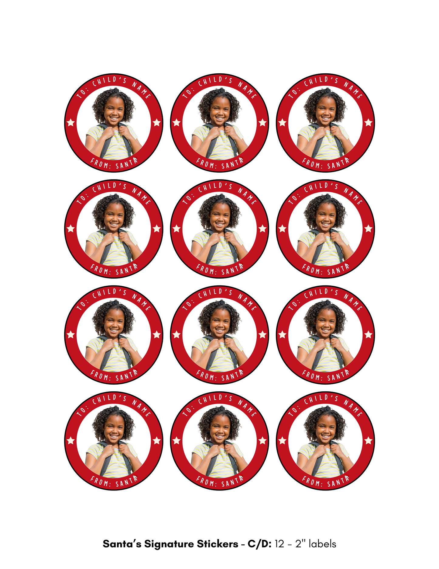 Personalized Santa Gift Tags – Custom North Pole Express Labels, Waterproof Christmas Stickers, Santa’s Workshop & Holiday Name Tags
