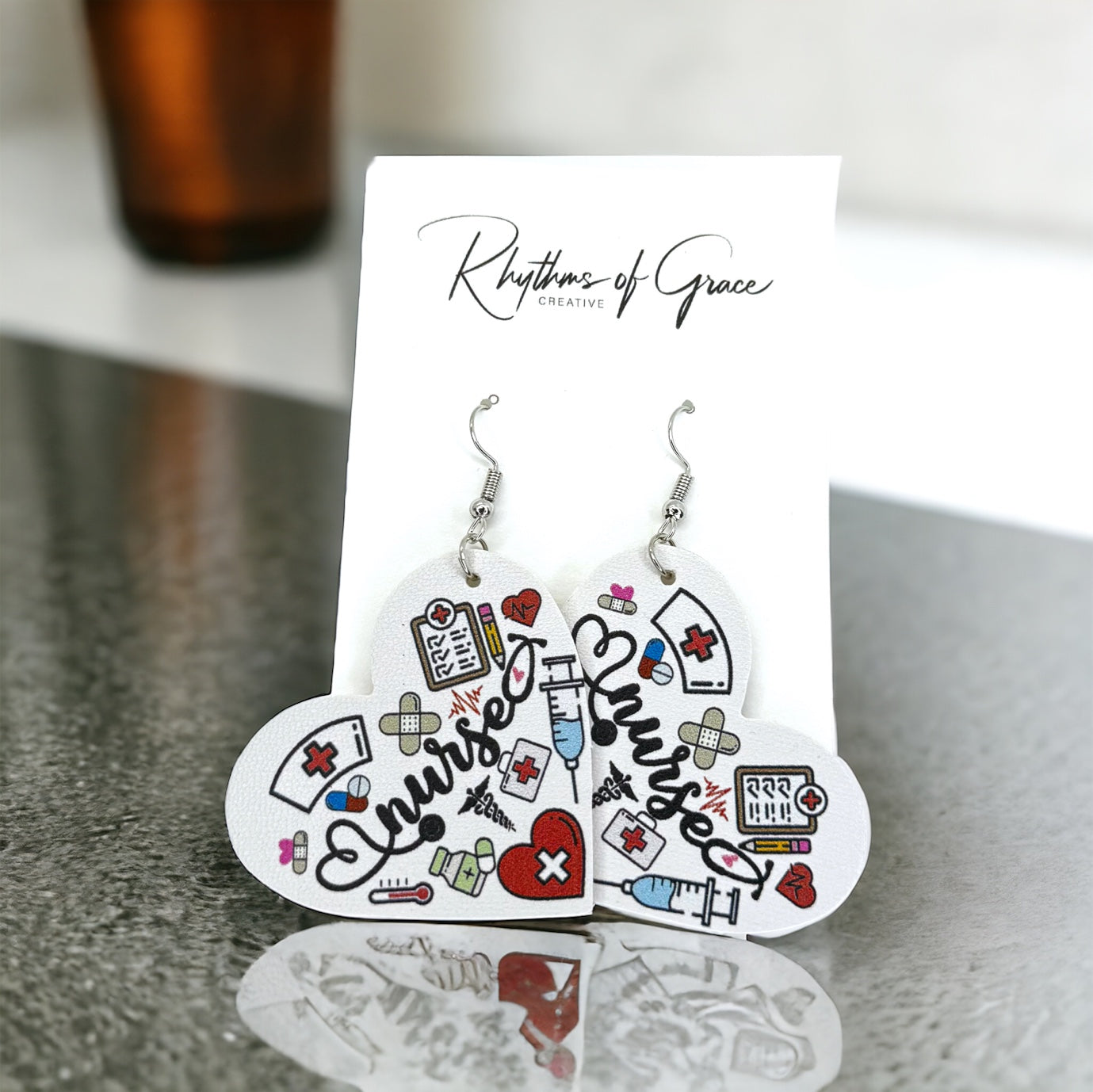 Nurse Earrings - Celebrate Compassion and Care!