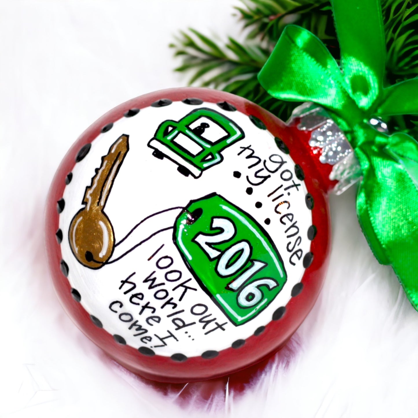 Christmas Ornament: "Driver's License" – Celebrate the New Driver in Your Life