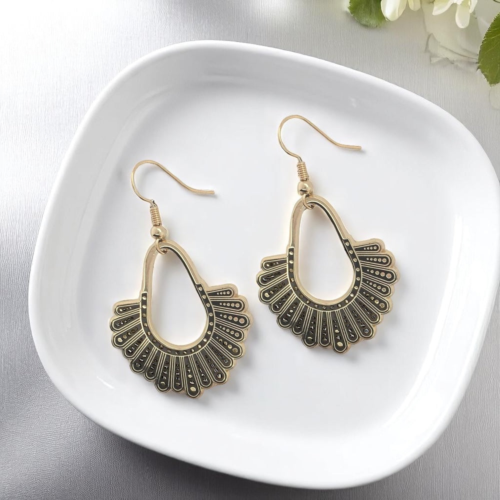Dissent Earrings – Channel Your Inner RBG with Bold Elegance!
