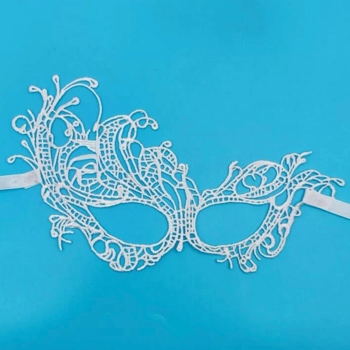 White Masquerade Mask, Mardi Gras Mask, Masquerading Mask, White Lace, Masquerade Ball, Lace Mask