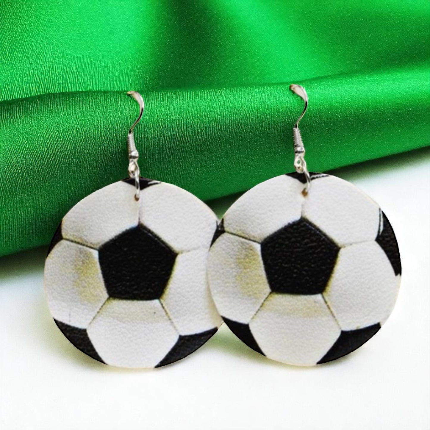 Score Big with Soccer Dangle Earrings! ⚽️