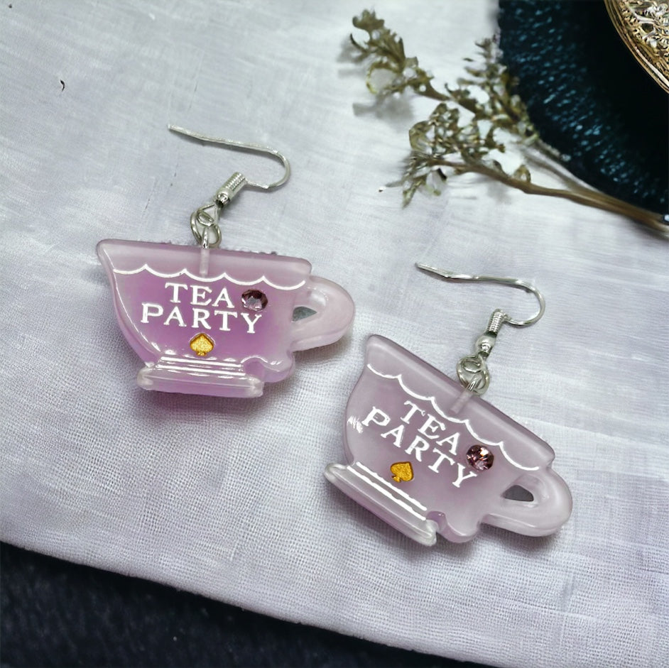 Tea-rific Charm: Sip in Style with Our Whimsical Tea Party Earrings!