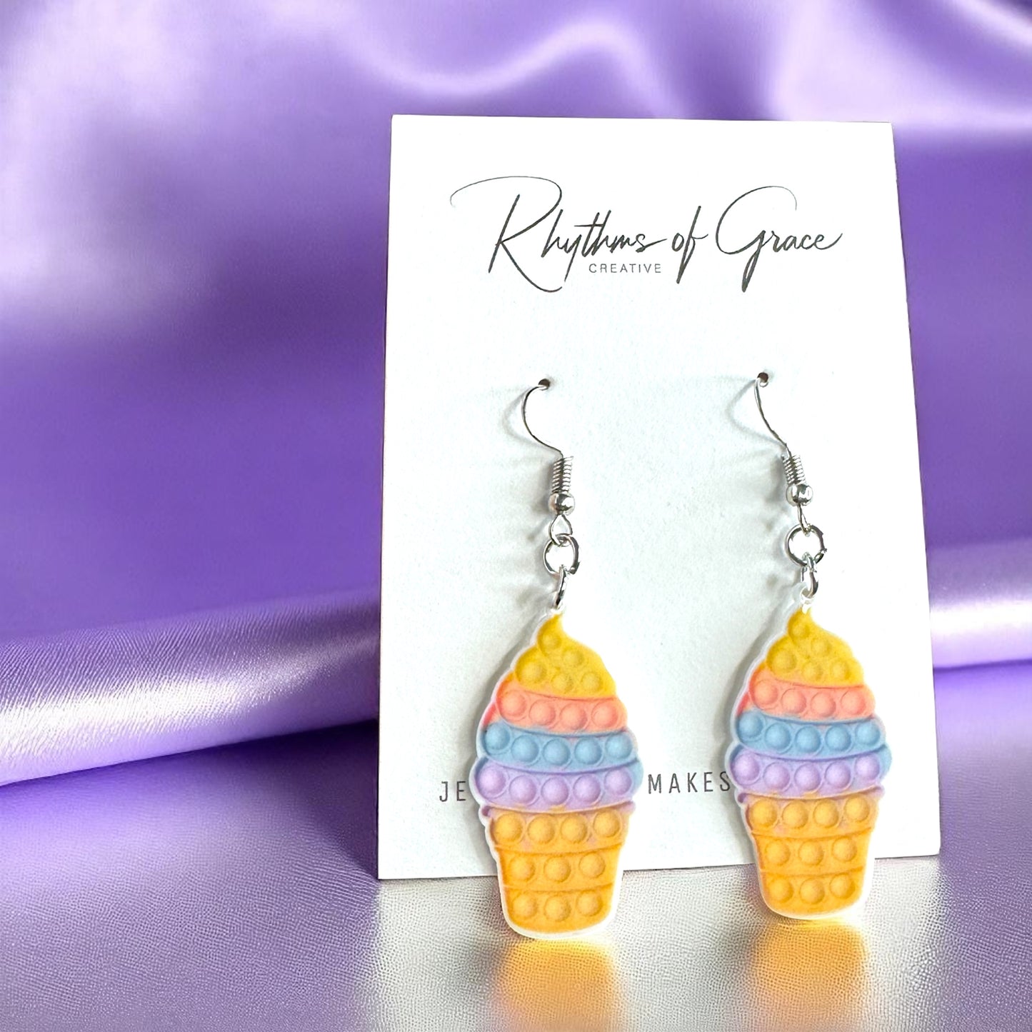 Pop-It Toy Dangle Earrings: A Colorful Twist to Your Style!
