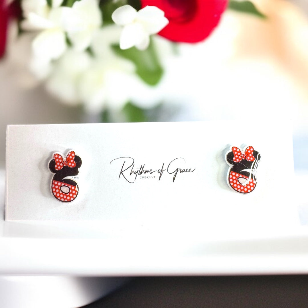 Whimsical Number Stud Earrings: Celebrate Your Age in Style!