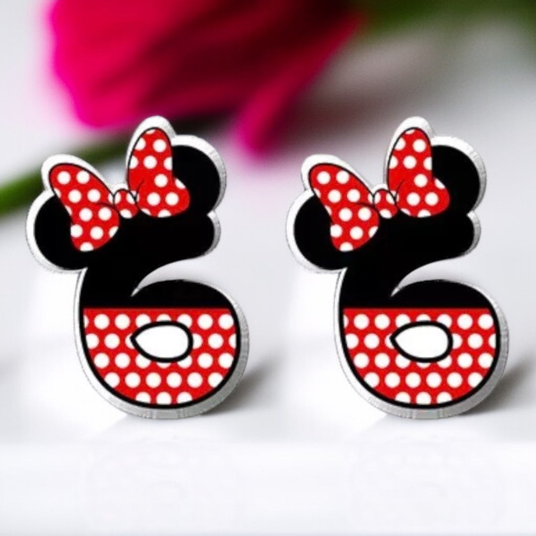 Whimsical Number Stud Earrings: Celebrate Your Age in Style!