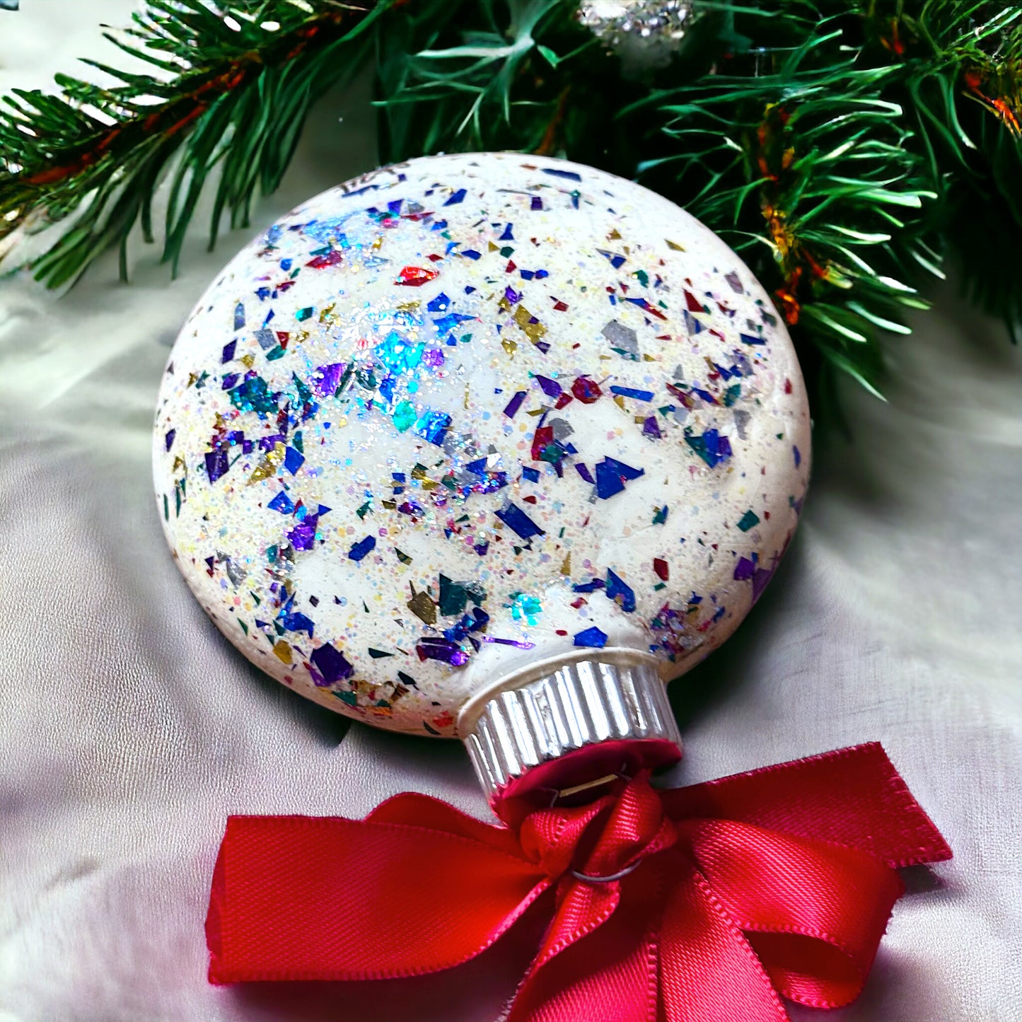 Christmas Ornament - "Christmas Forecast: 100% chance of alcohol with a sprinkling of poor decisions"