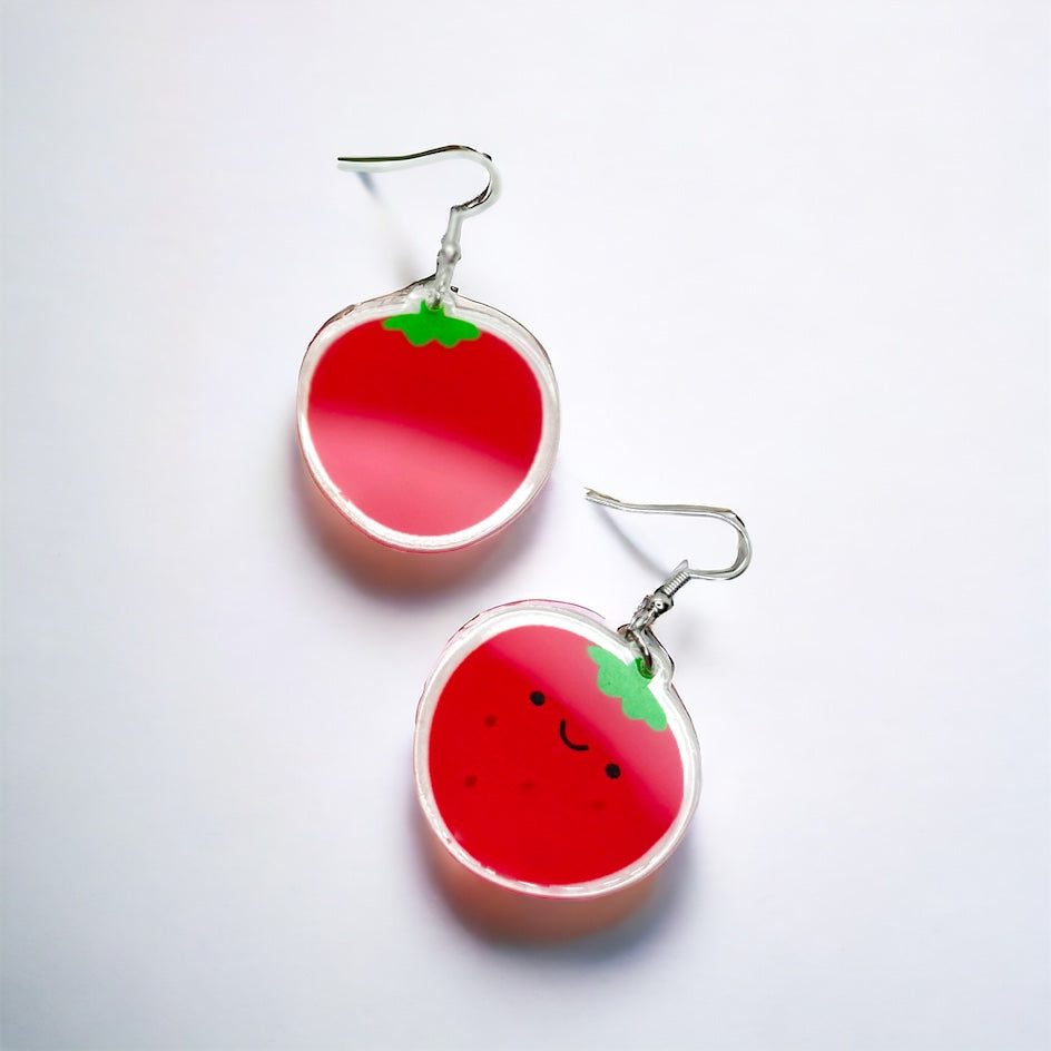 Berry Cute Strawberry Earrings – Sweet Summer Style!🍓
