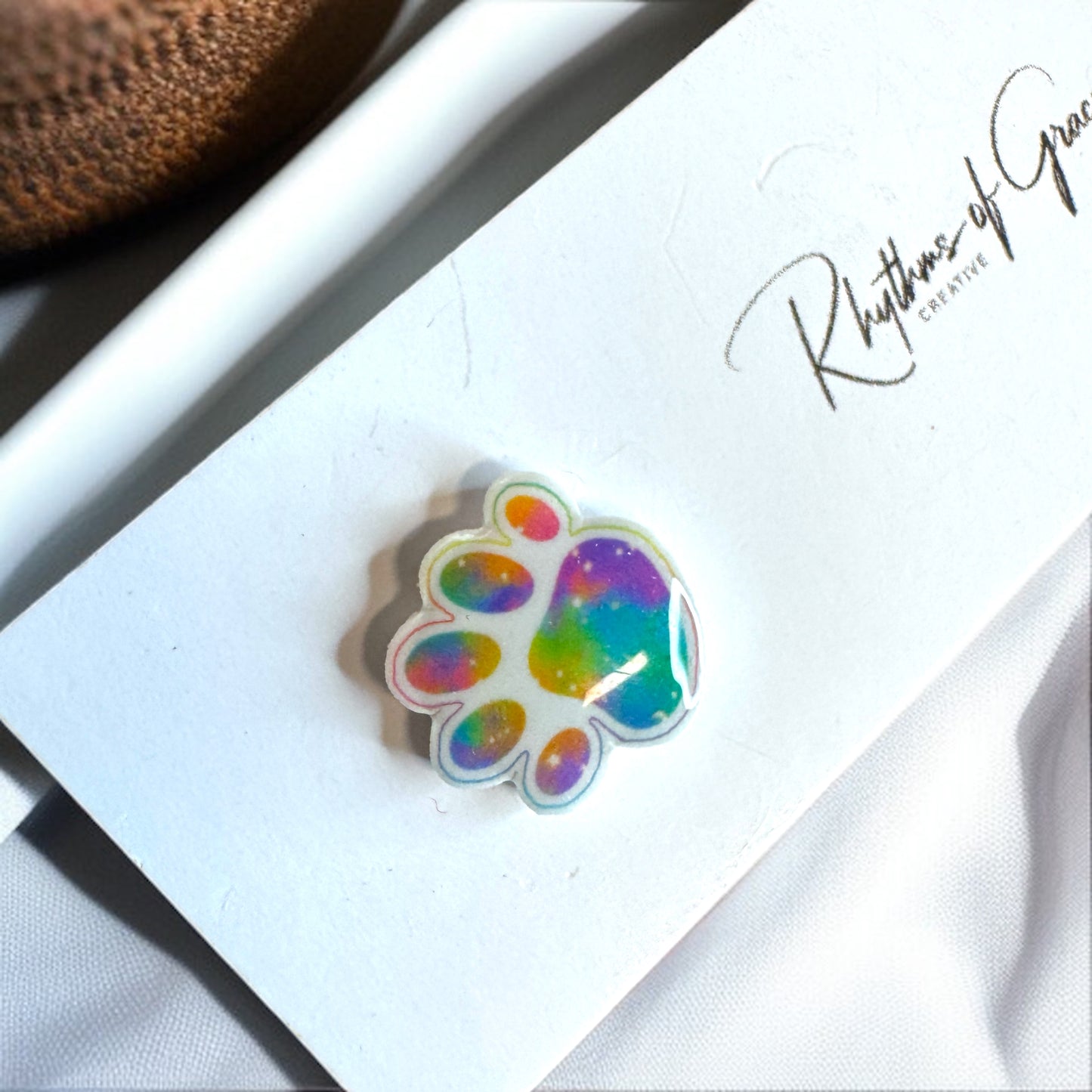Paw-sitively Colorful Stud Earrings – Perfect Gift for Animal Lovers!