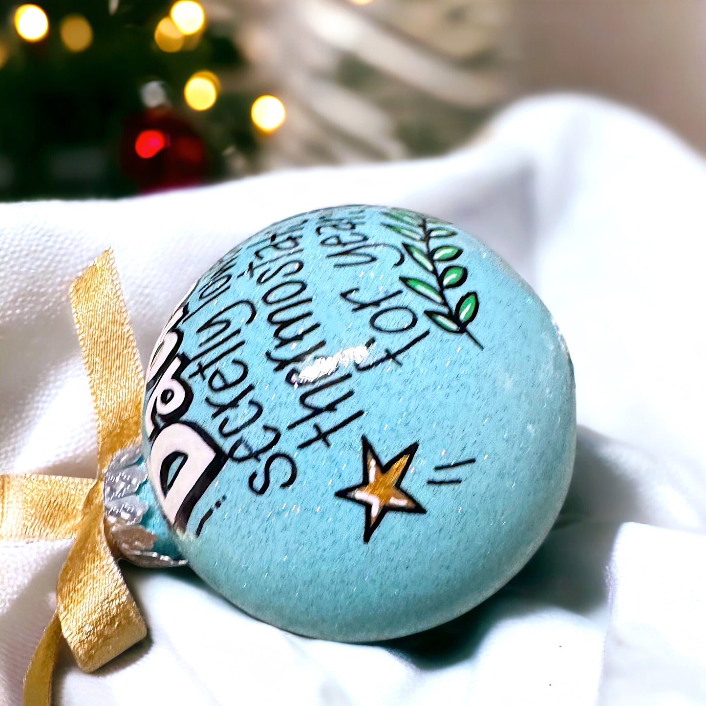 Christmas Ornament: "Dads - Secretly Lowering Thermostats for Years!"