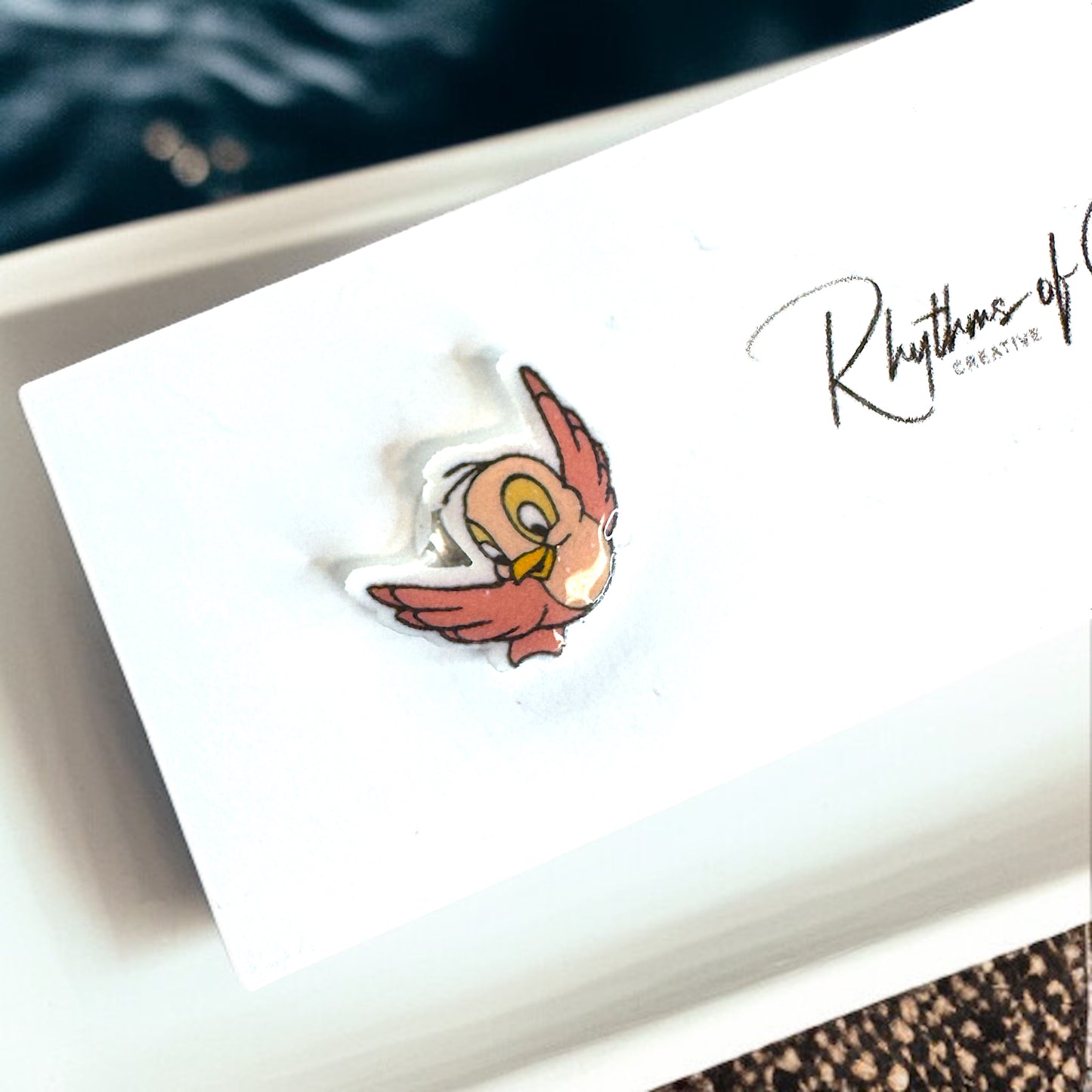 Flutter into Fairytales with Our Cartoon Bird Stud Earrings!