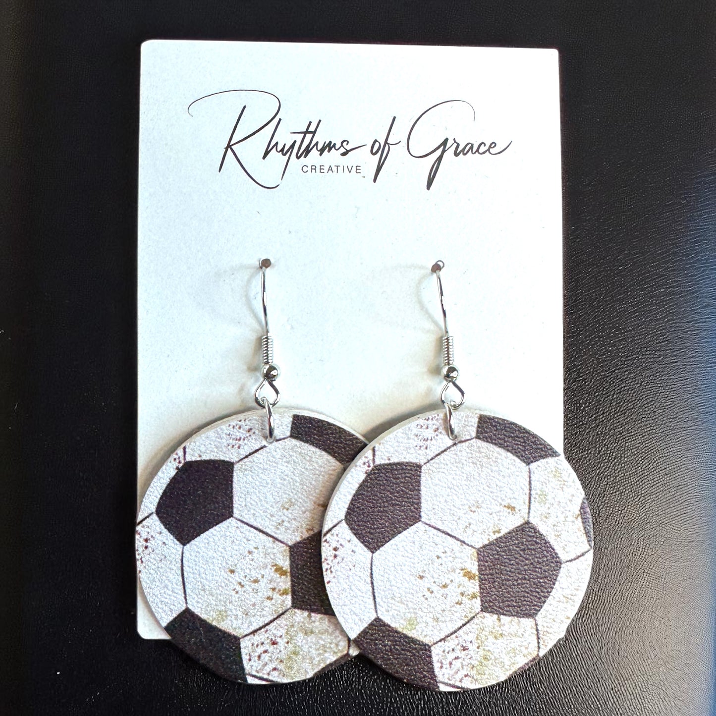 Kick It Up a Notch: Soccer Dangle Earrings!