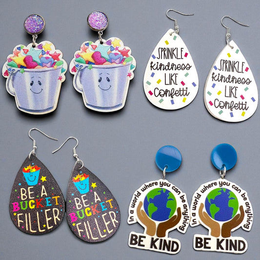 Sprinkle Kindness Everywhere with Bucket Filler Earrings!🌟 - Rhythms of Grace Creative