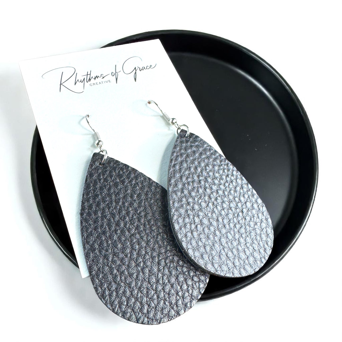 Teardrop Dream Earrings: Colorful Faux Leather Dangles for Every Occasion!