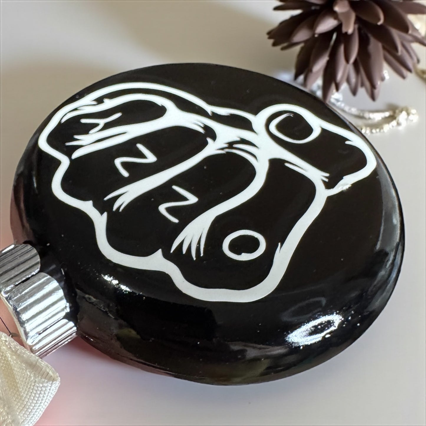 Celebrate a Legend: Hand-Painted Ozzy Ornaments! 🎶