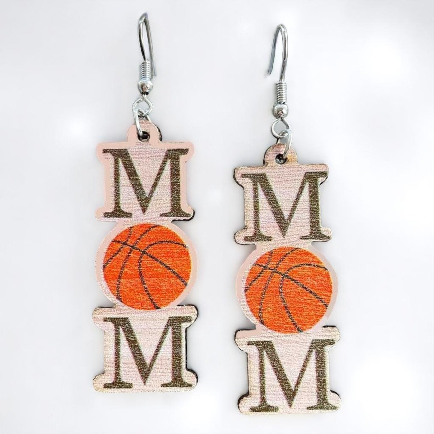 Score Style Points: Fun Sports Mom Dangle Earrings!