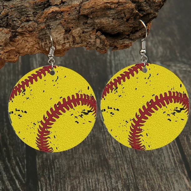 Hit a Style Home Run with Softball Dangle Earrings!