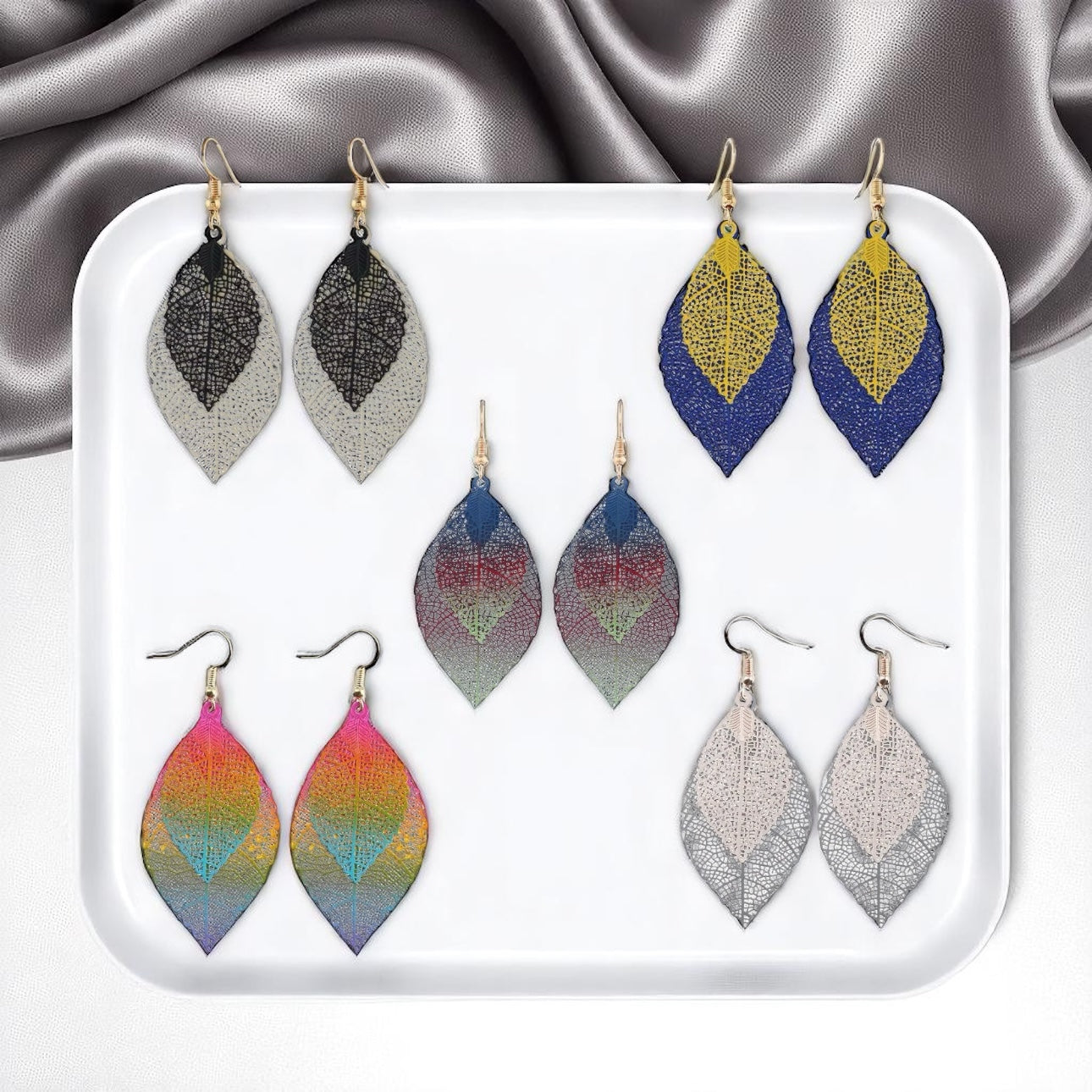 Vibrant Multicolored Earrings – A Splash of Fun for Your Ears! ✨
