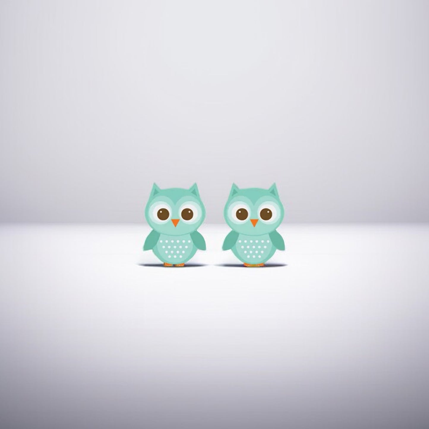 Cartoon Owl Stud Earrings: A Hoot for Your Ears! - Rhythms of Grace Creative