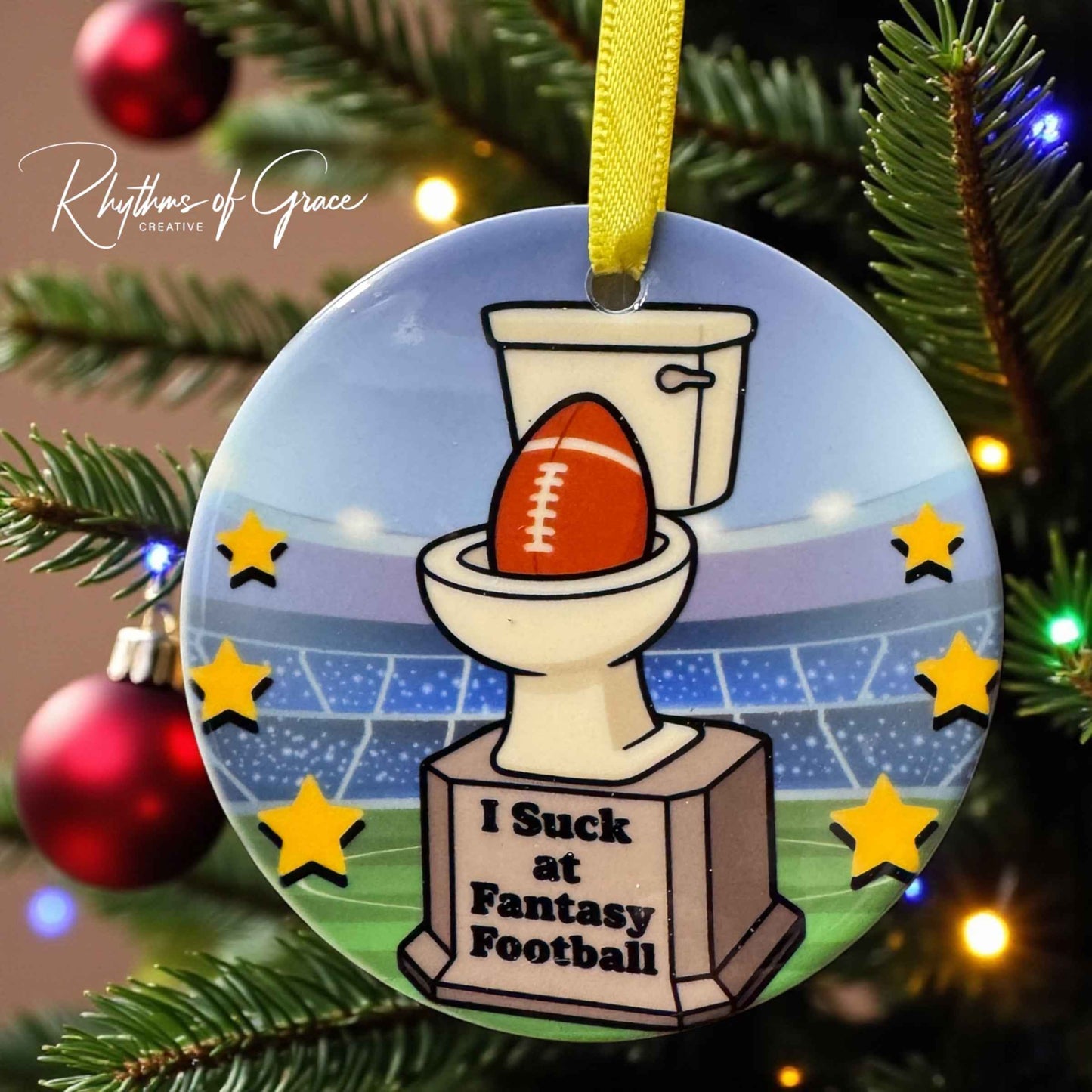 Fantasy Football Flops: The Ornament That Keeps the Cheer (and the Laughs!) Coming!