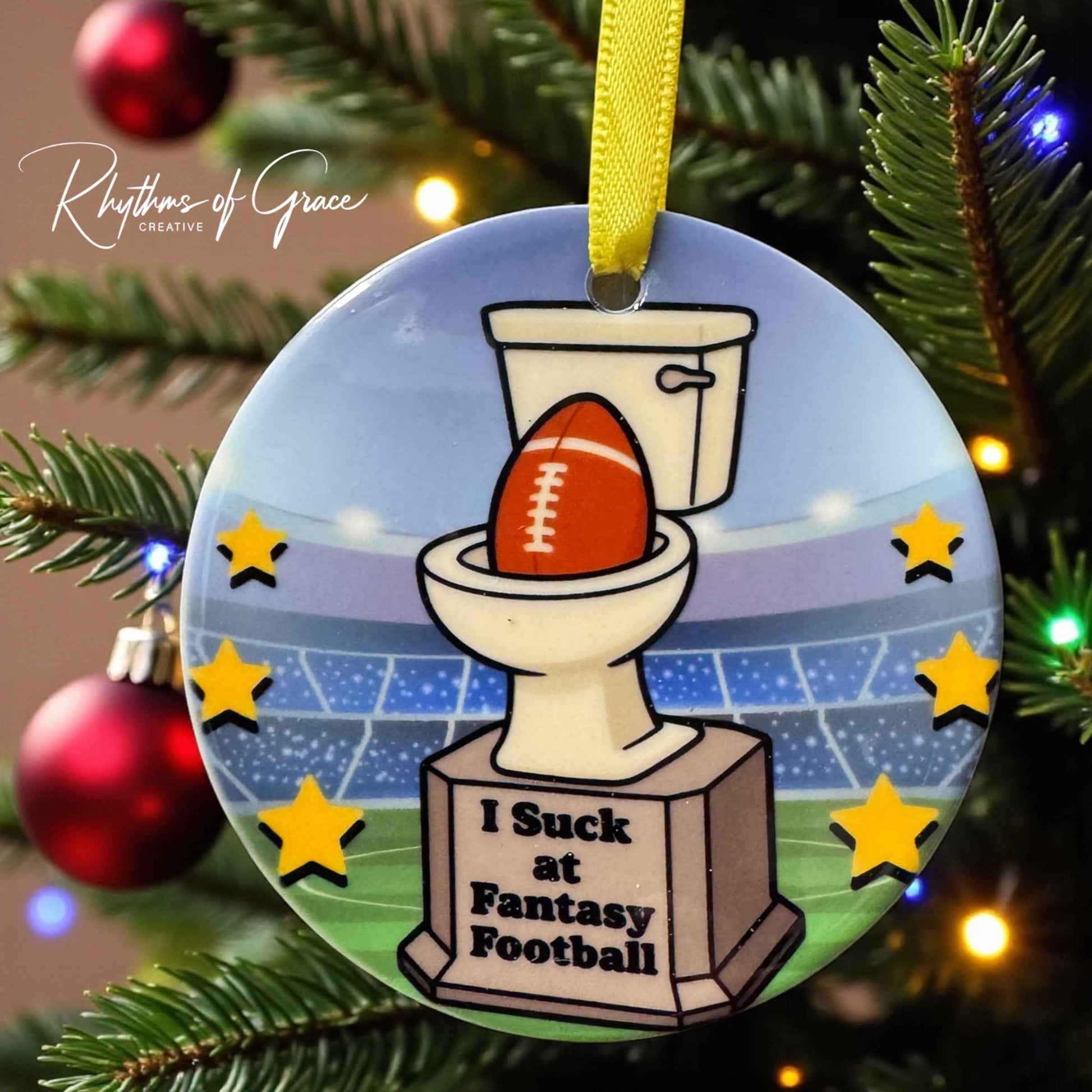Fantasy Football Flops: The Ornament That Keeps the Cheer (and the Laughs!) Coming!