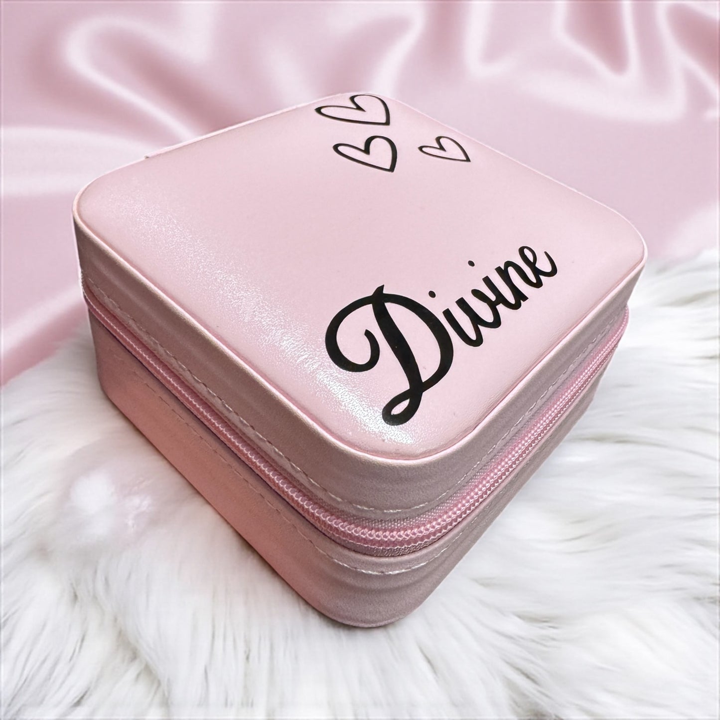 Personalized Travel Jewelry Box – Custom Gift for Bridesmaids, Birthdays & More!