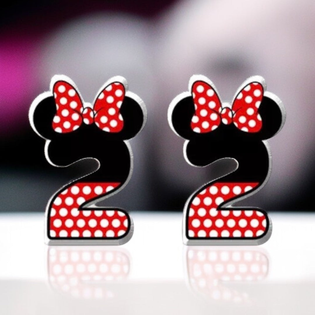 Whimsical Number Stud Earrings: Celebrate Your Age in Style!