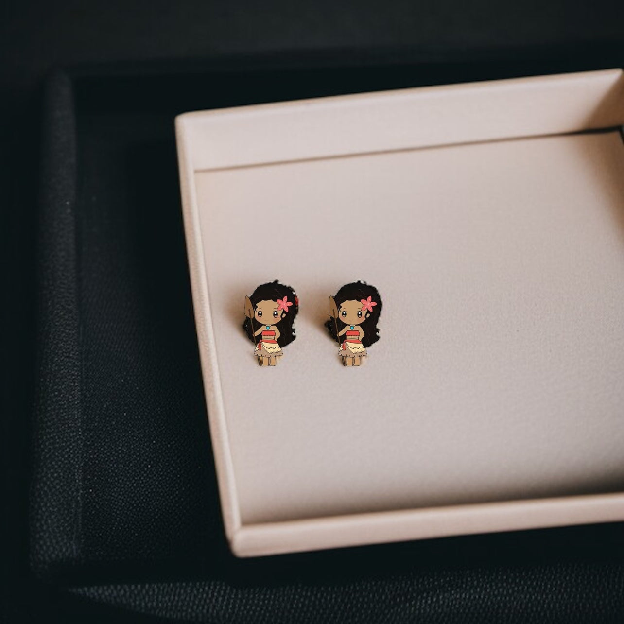 Enchanting Cartoon Princess Stud Earrings - Sparkle Like Royalty! đź‘‘